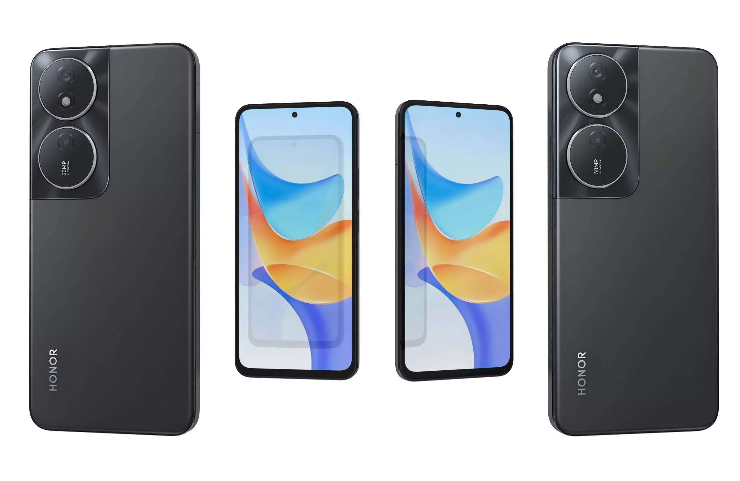 Honor Play 50 Plus Back 3D model_0