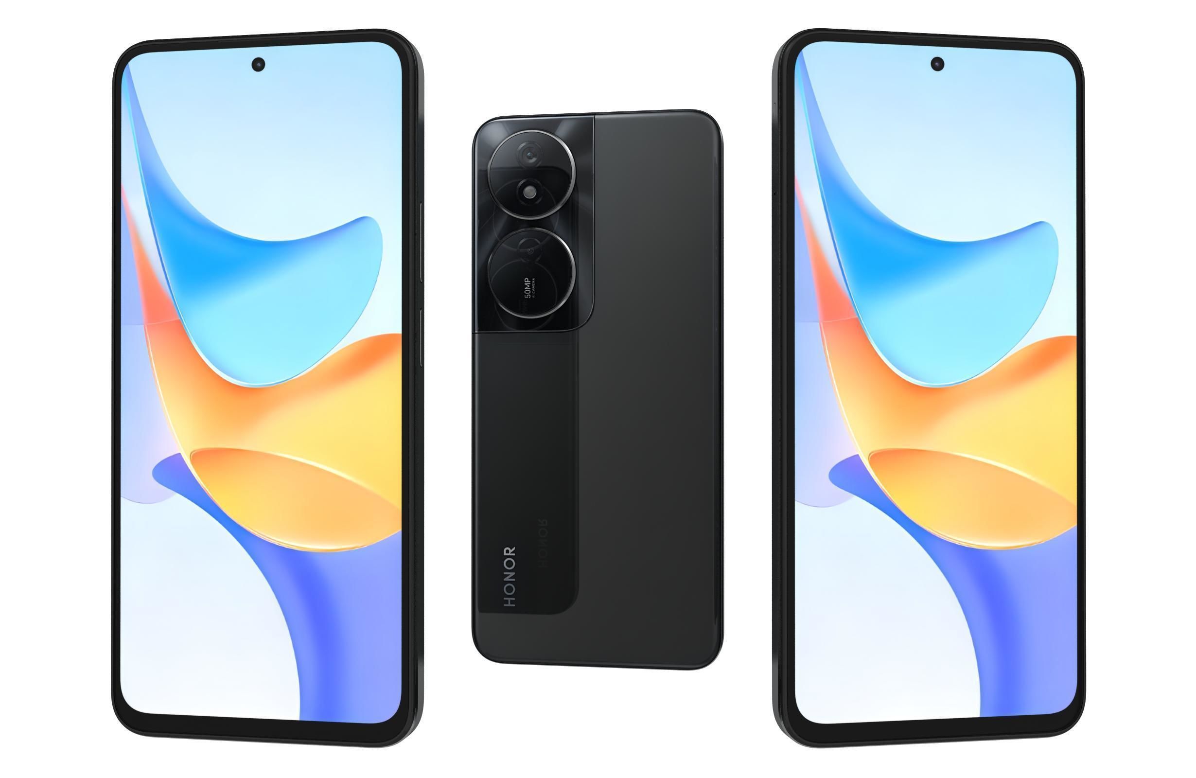 Honor Play 50 Plus Back 3D model_1