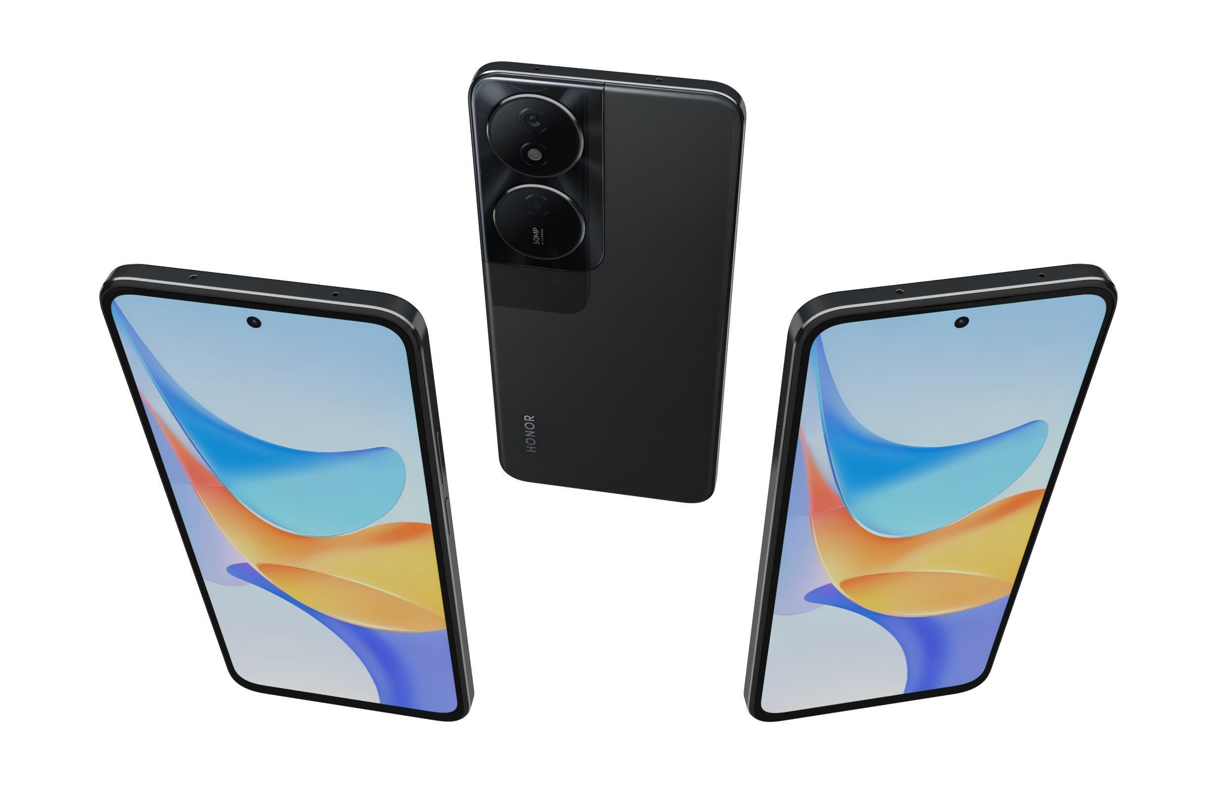 Honor Play 50 Plus Back 3D model_5