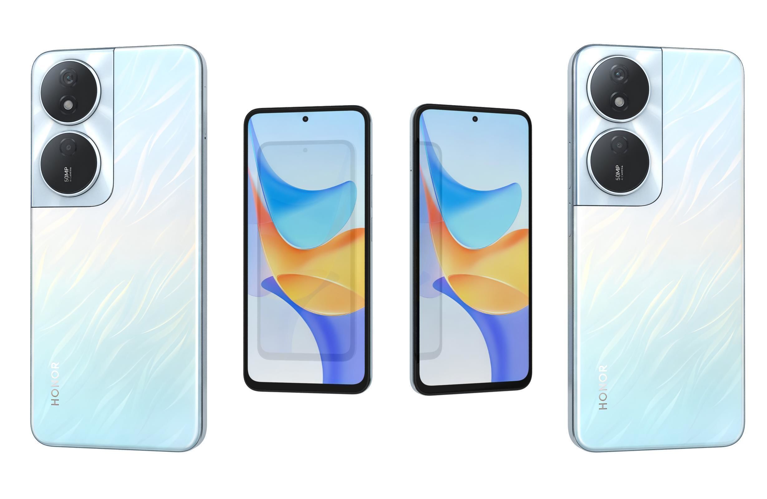 Honor Play 50 Plus Blue 3D model_3