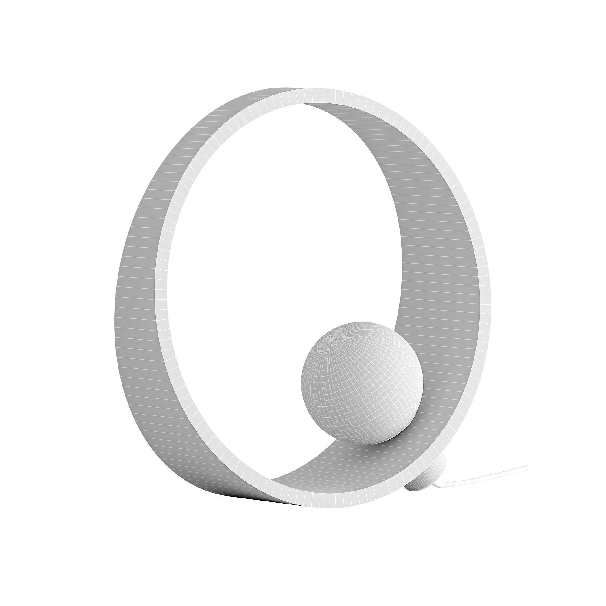 Tenue LED bedside lamp 3D model_2