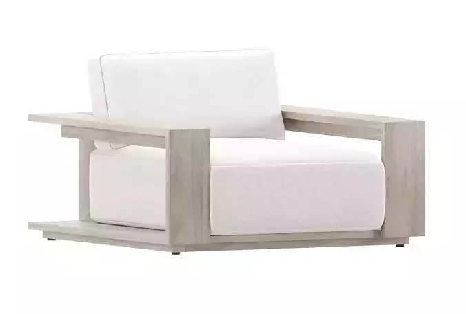 RH BAHIA TEAK SOFA 3D model