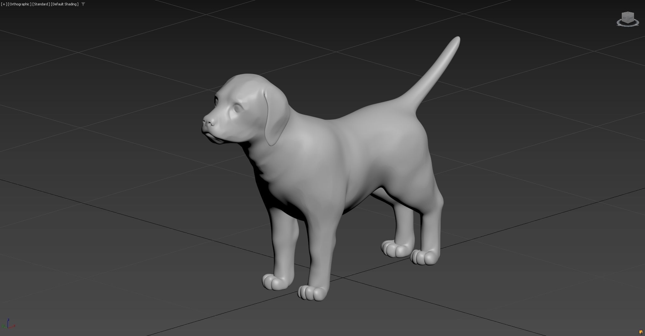 Dog figurine 3D print model_13