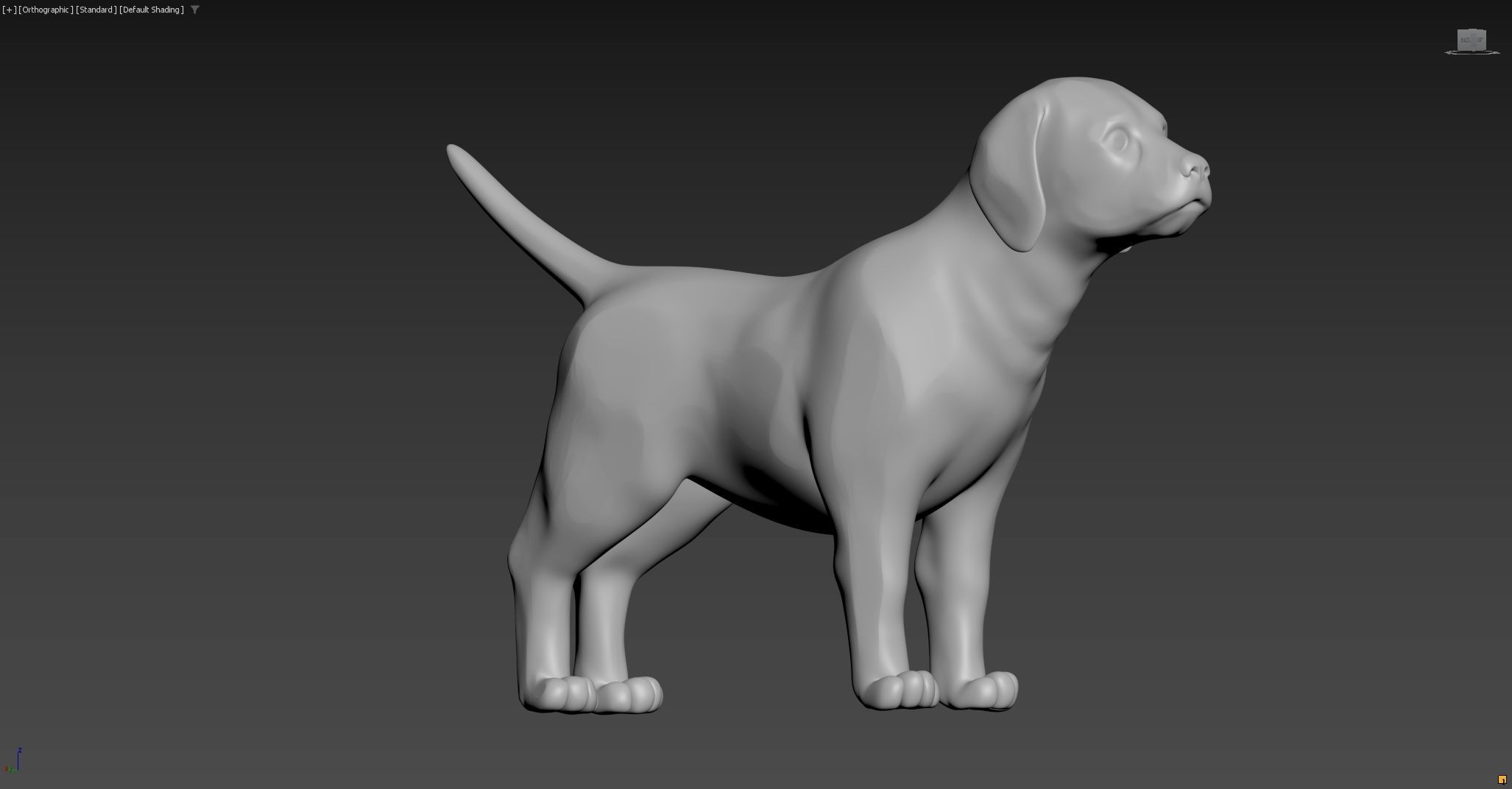 Dog figurine 3D print model_14