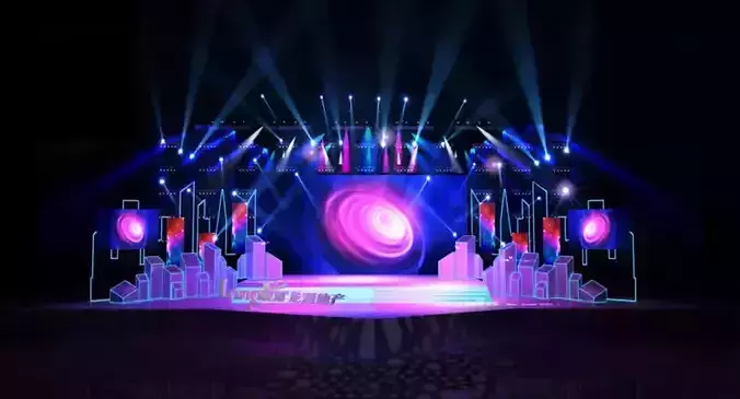 Concert party carnival stage 40