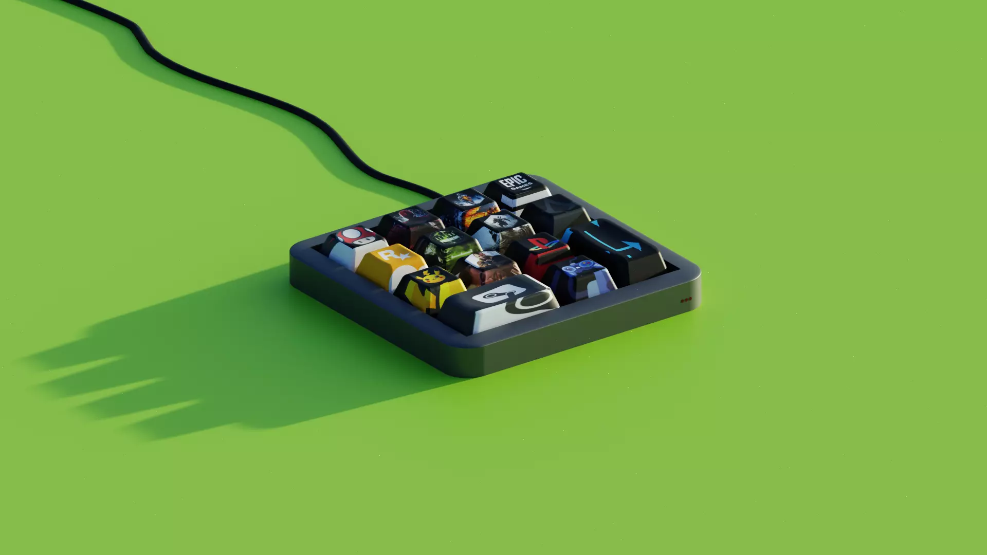 Mini-keyboard 3D model_0