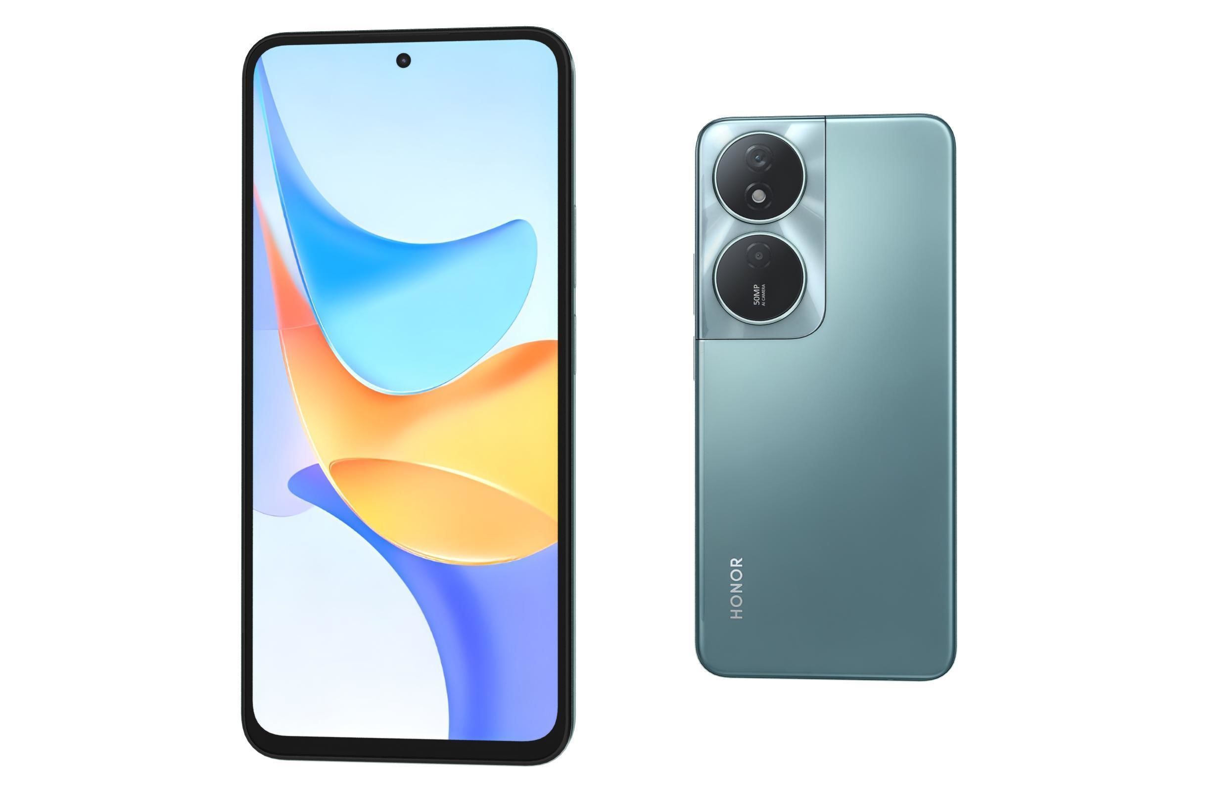 Honor Play 50 Plus Green 3D model_5