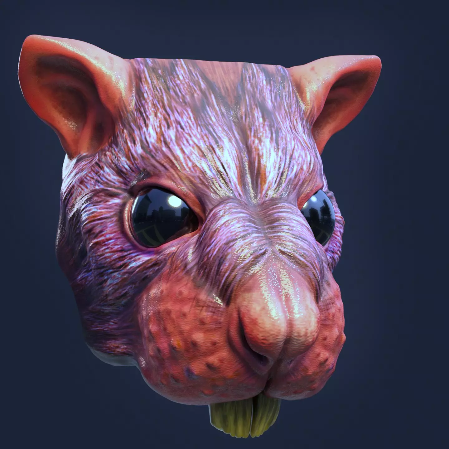 RAT MASK 3D print model_0