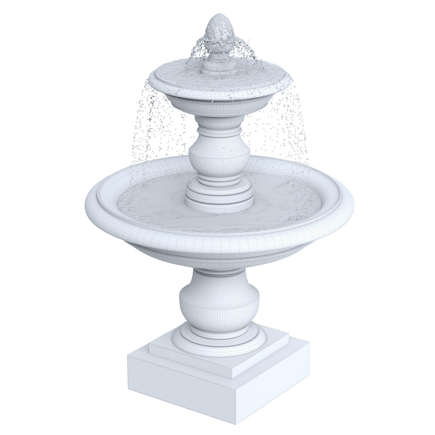 San Pietro Fountain 3D model_5