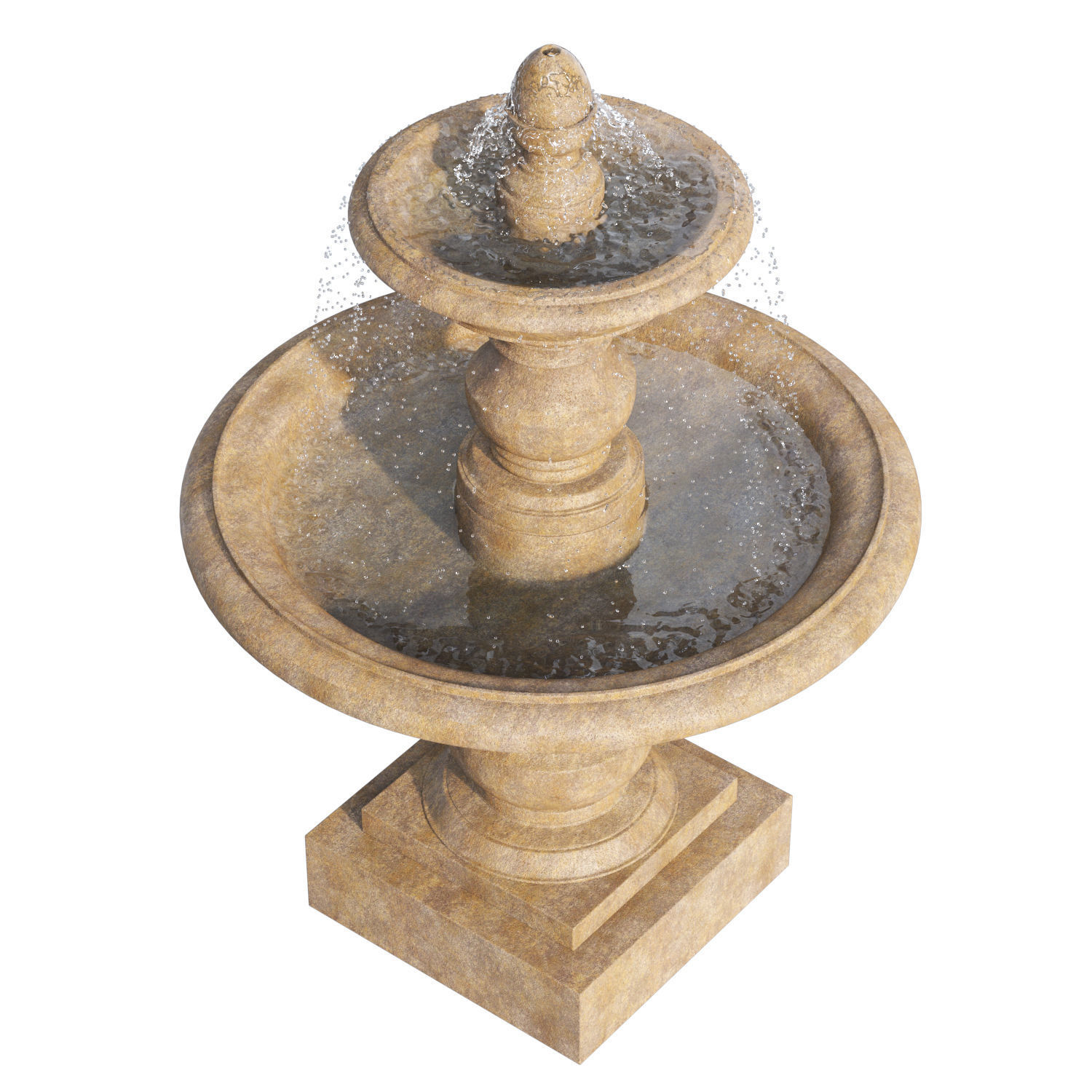 San Pietro Fountain 3D model_1