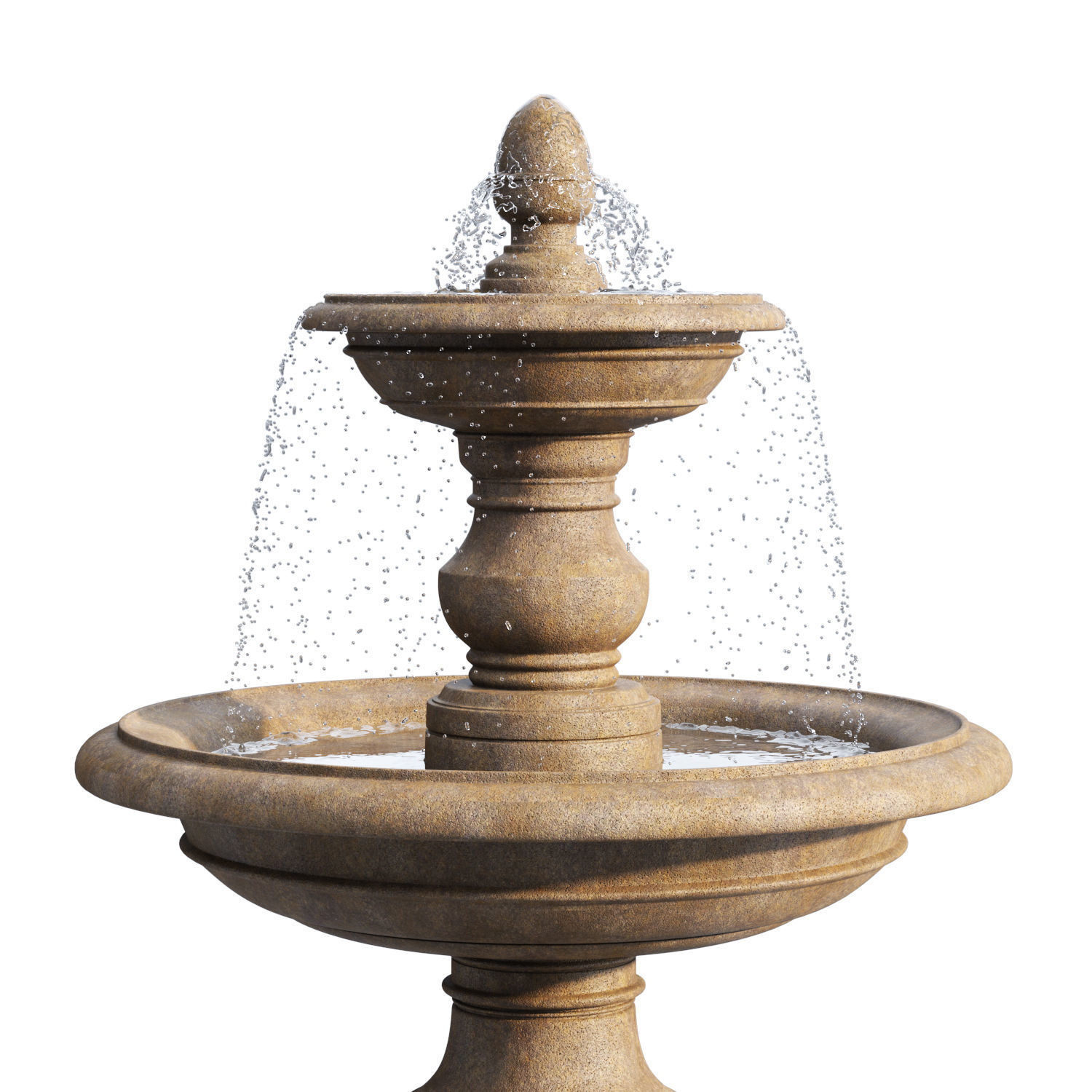 San Pietro Fountain 3D model_2
