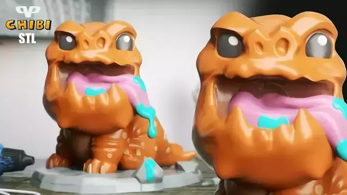Baby Rancor Chibi STL for 3D Printing ChibiSTL 3DXM