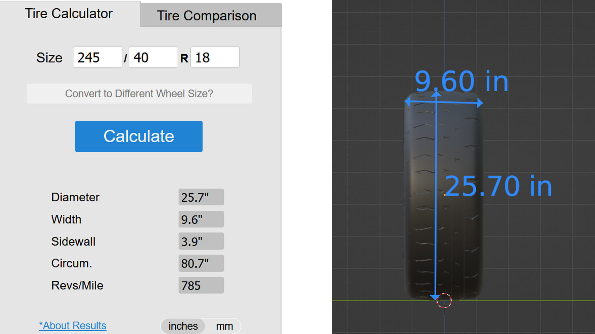 3d Wheel Model of  Bridgestone Potenza RE-71RS Low-poly 3D model_9