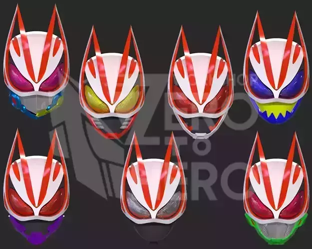 Kamen Rider Geats Helmet All Form