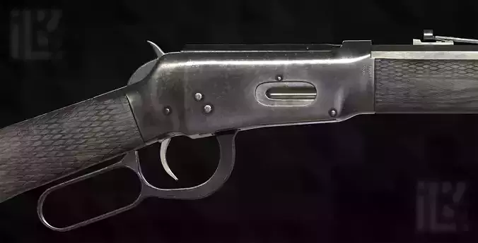 Winchester 1894 High poly