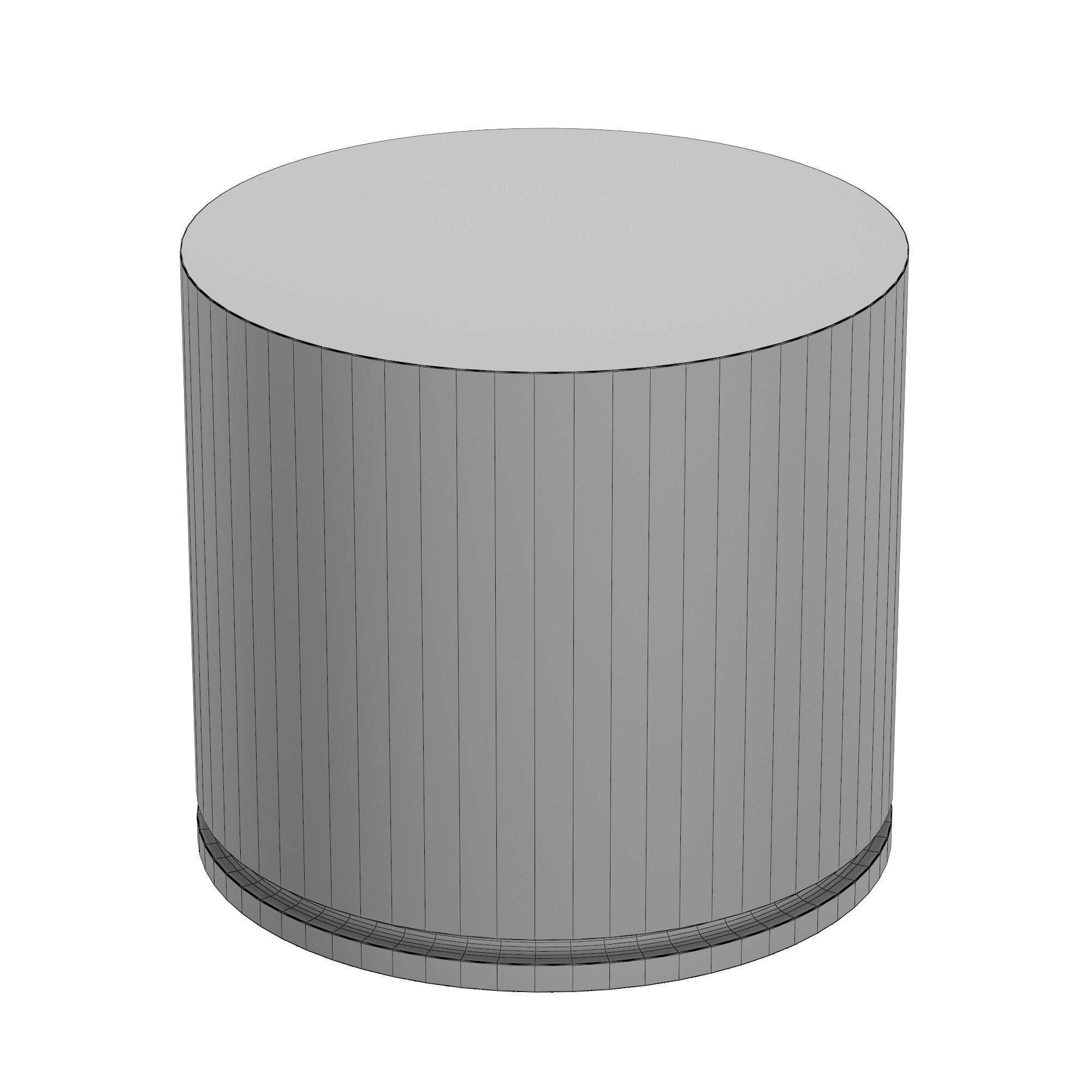 LIGNE PLINTH ROUND SIDE TABLE 3D model_3