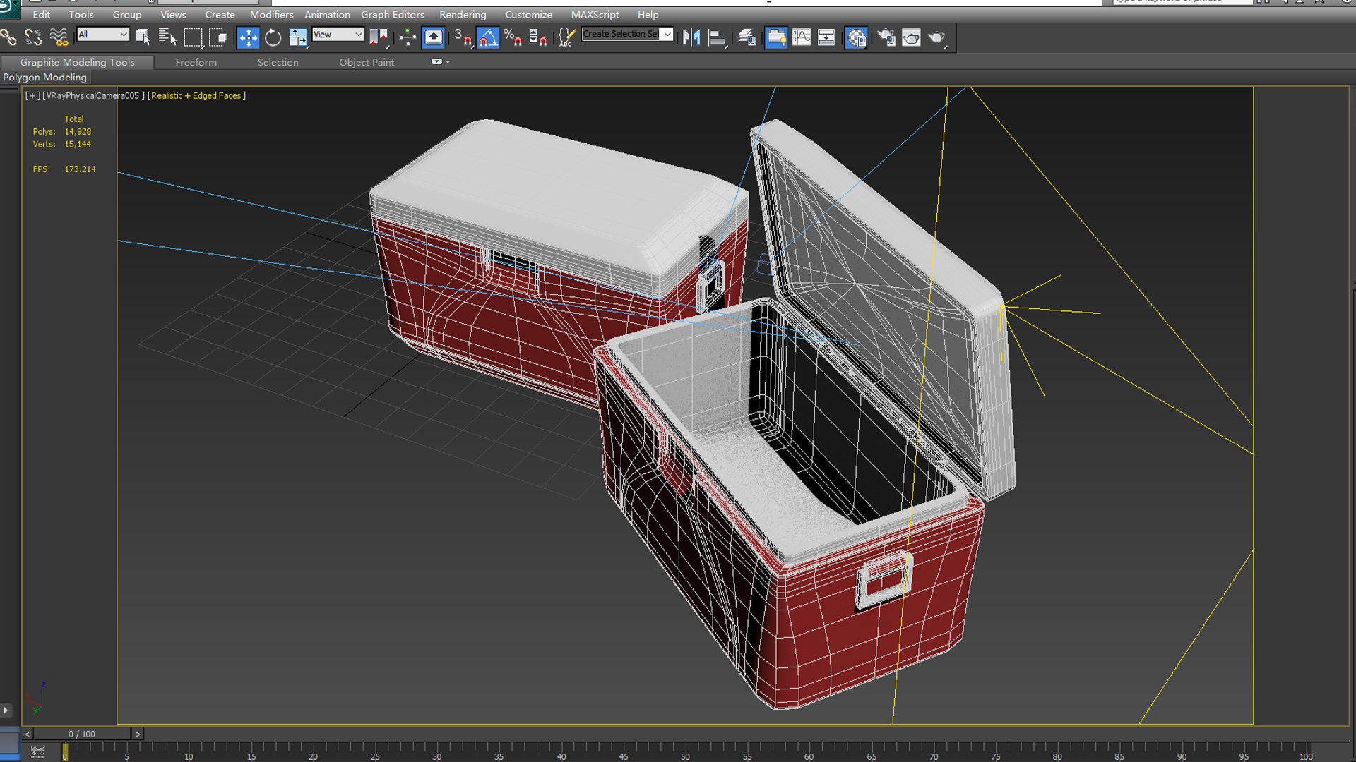 hermal box medical box plastic  biological 3D model_5