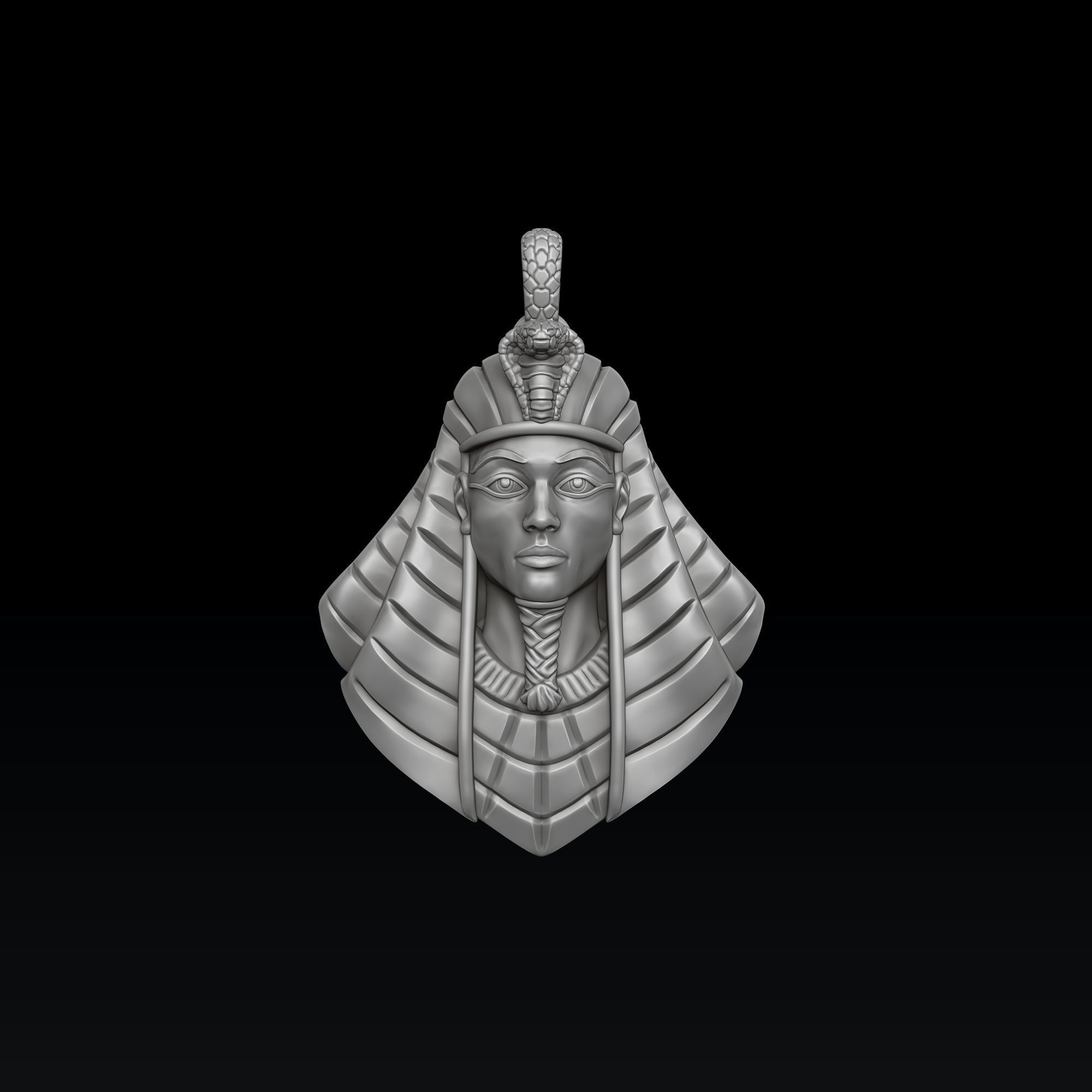 Pharaoh Pendant 3D print model_6