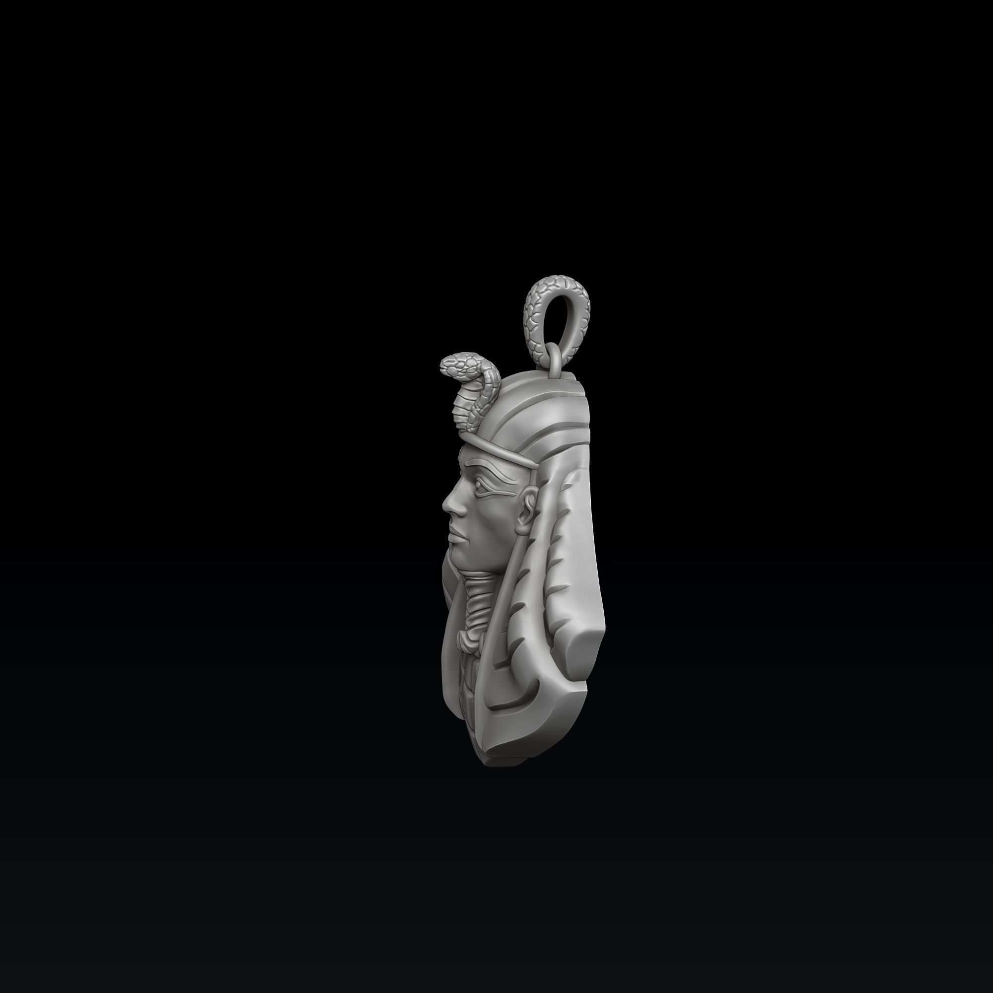 Pharaoh Pendant 3D print model_2