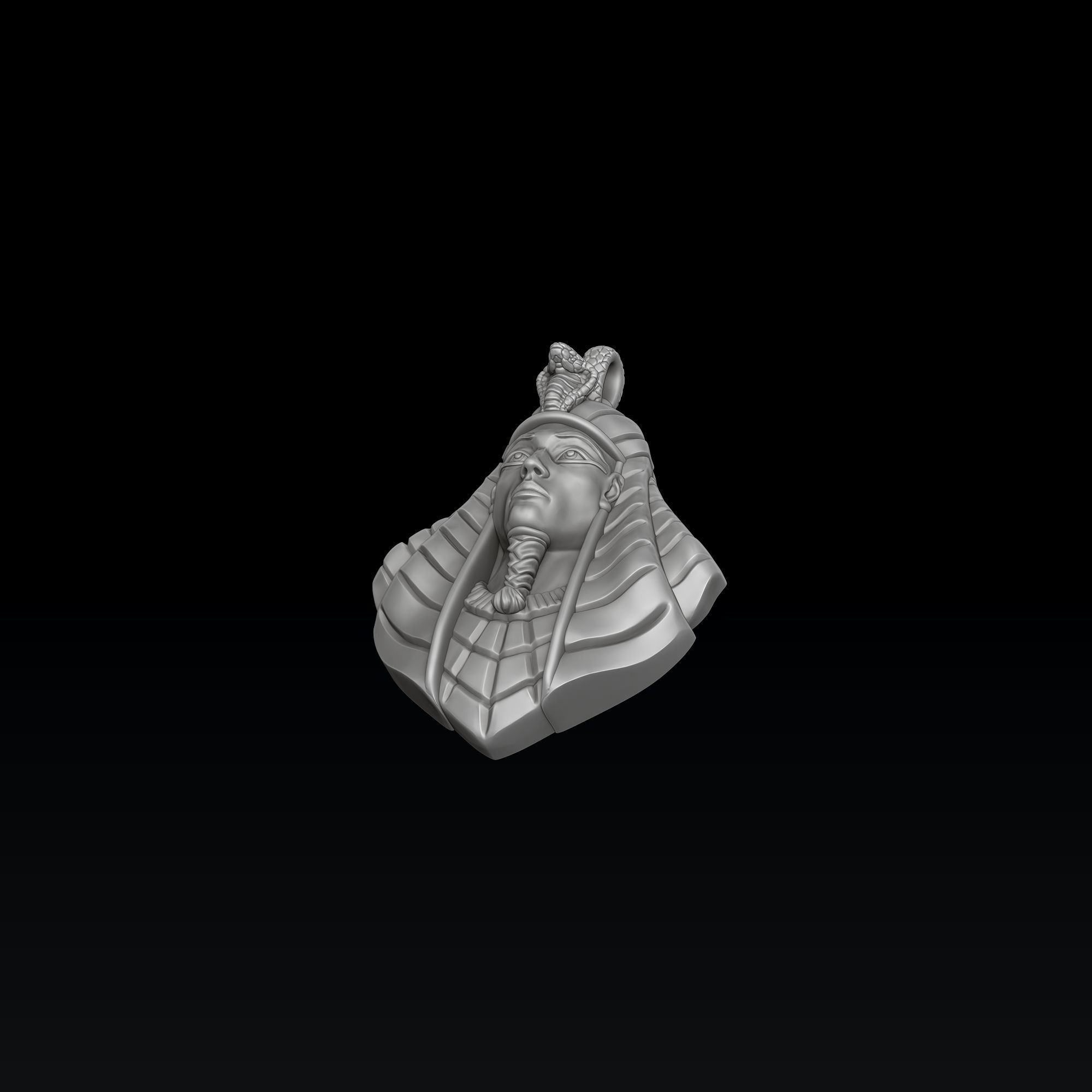 Pharaoh Pendant 3D print model_1