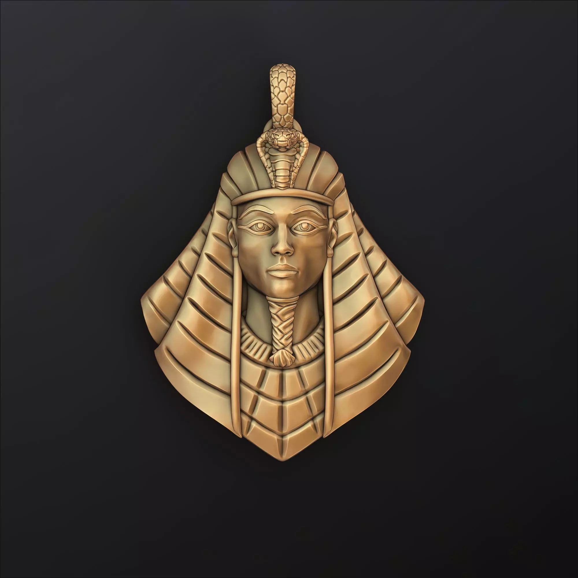 Pharaoh Pendant 3D print model_0