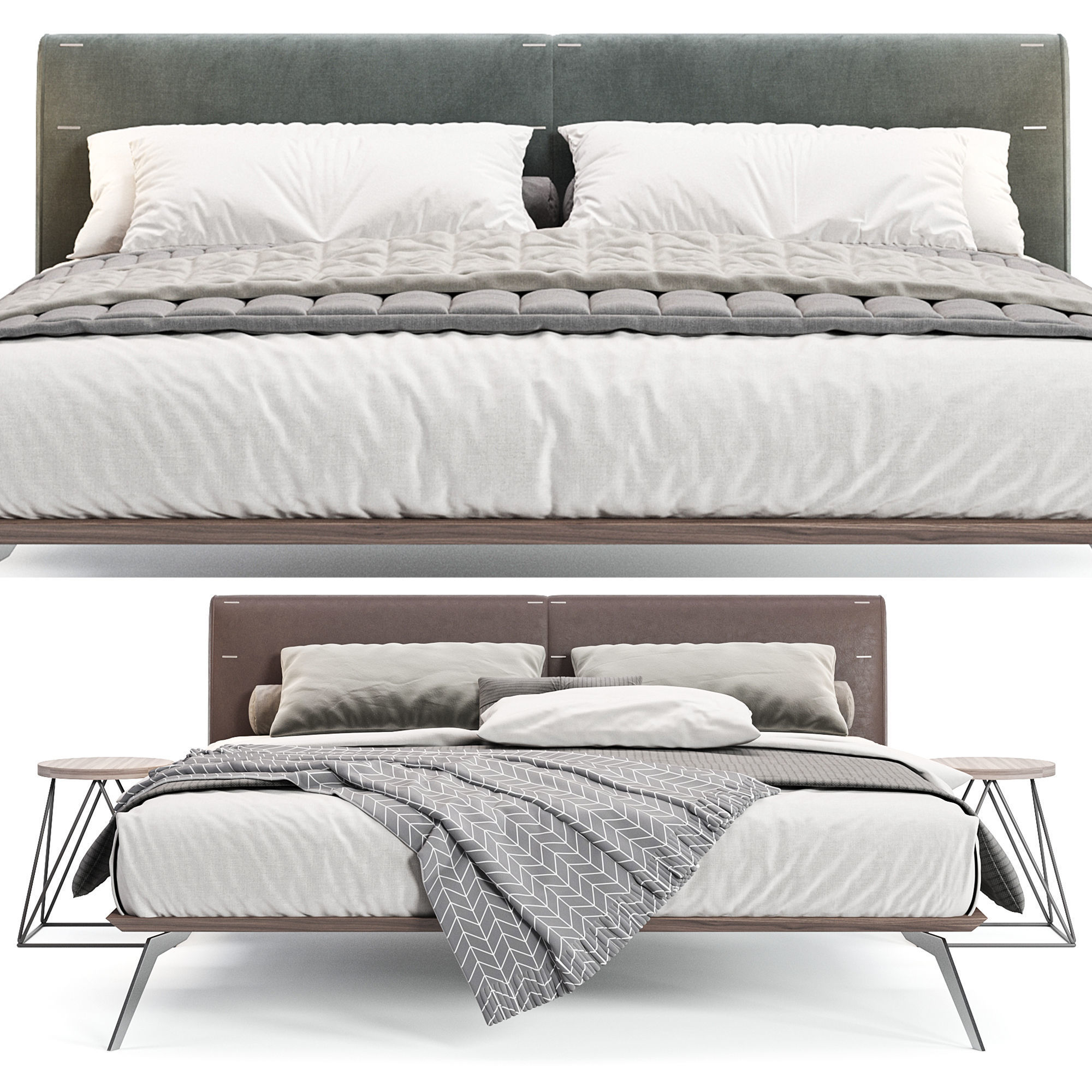 Linda Bed by Blanche 3D model_2