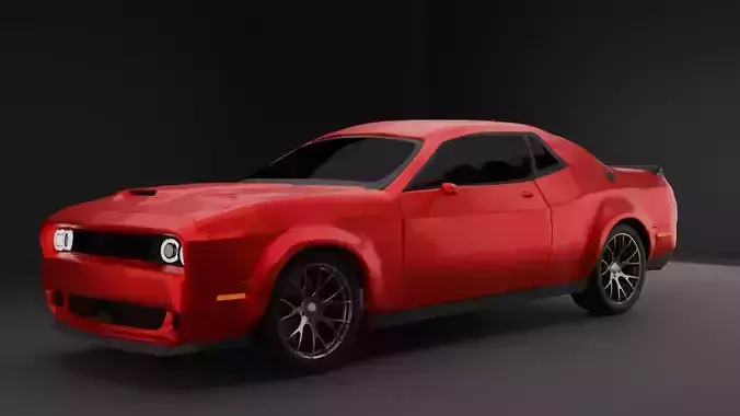 Dodge Challenger Hellcat 3D model