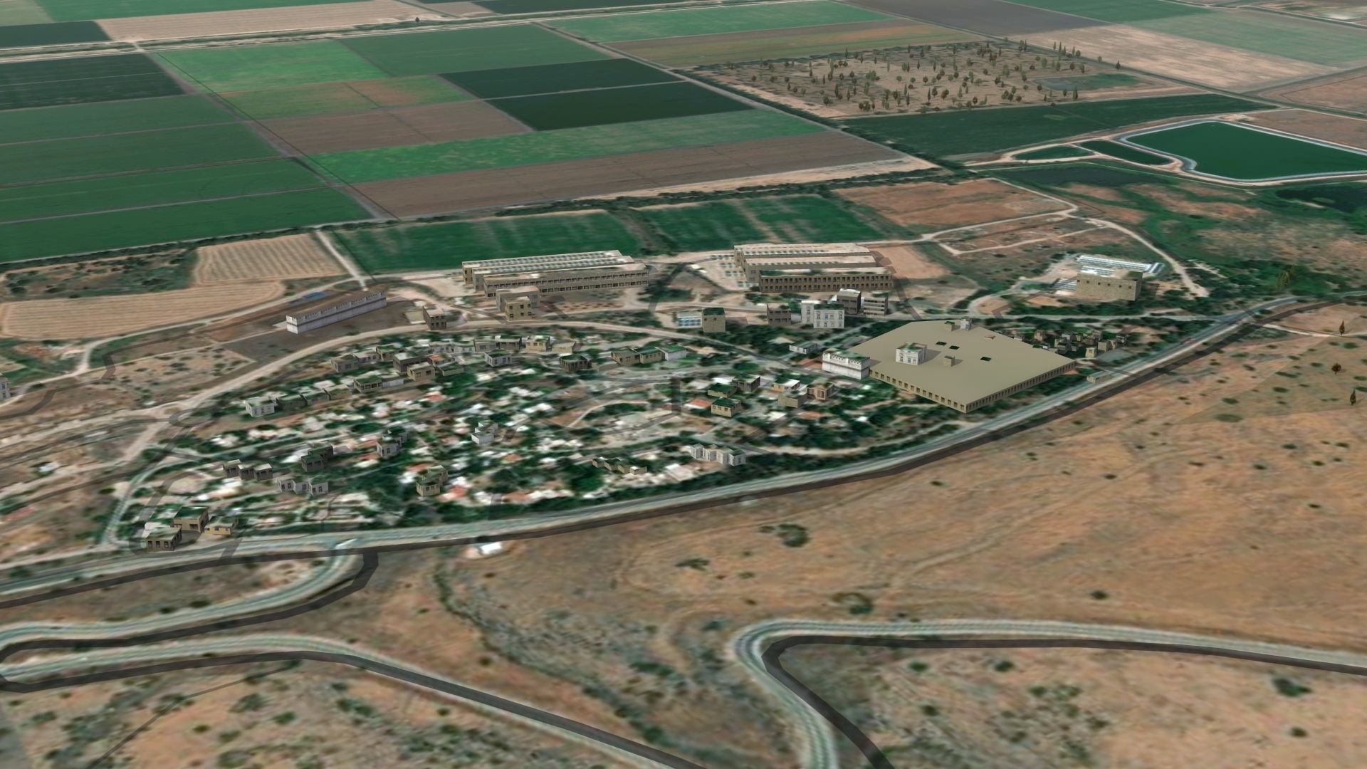 Golan Heights Israel Low-poly 3D model_11