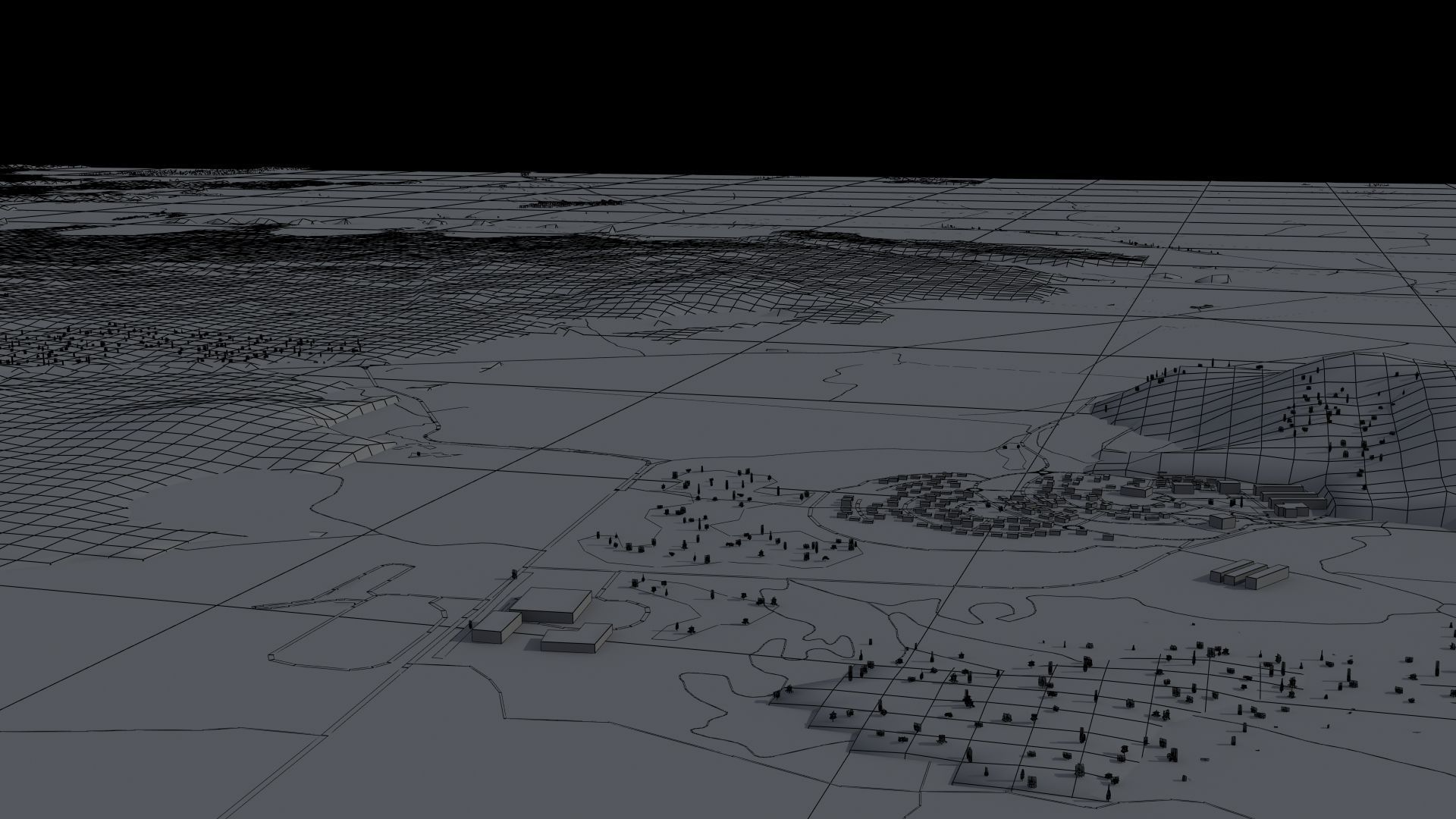 Golan Heights Israel Low-poly 3D model_7