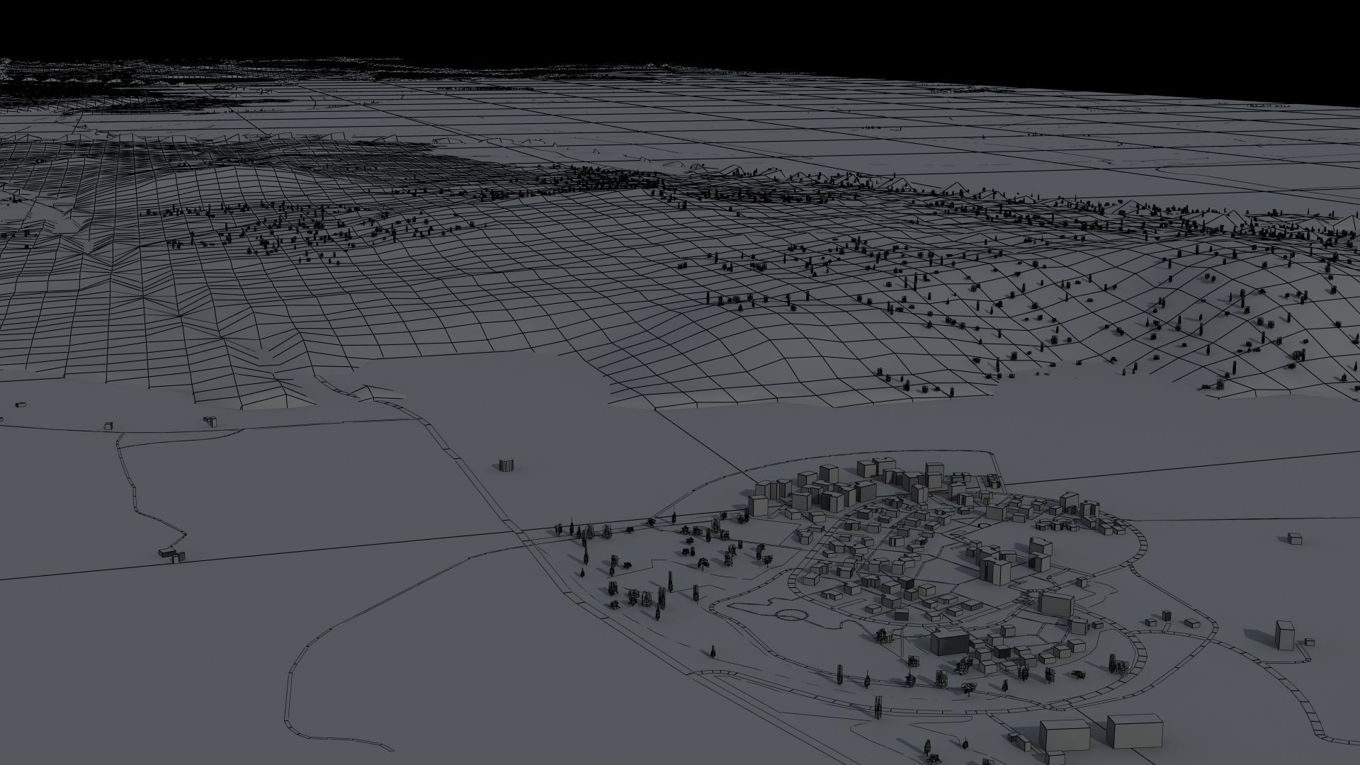 Golan Heights Israel Low-poly 3D model_47