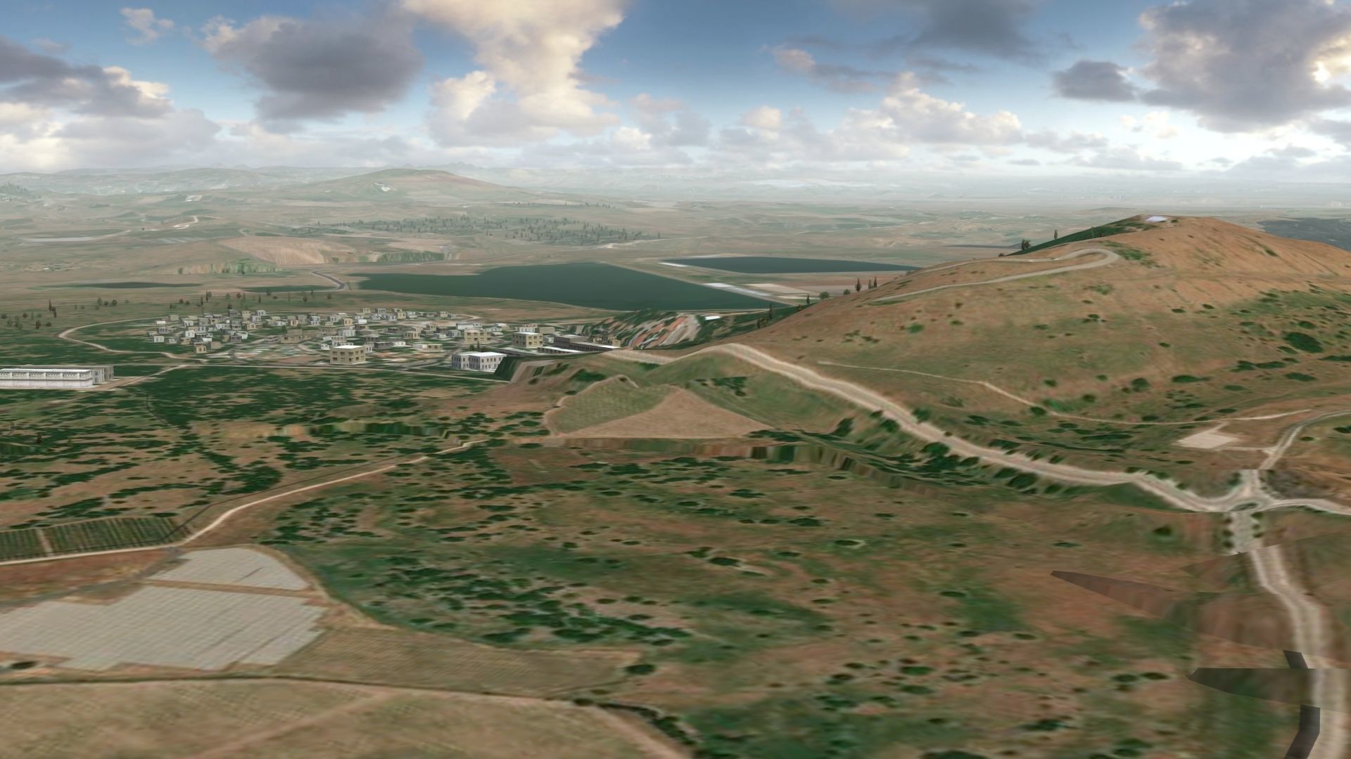 Golan Heights Israel Low-poly 3D model_16