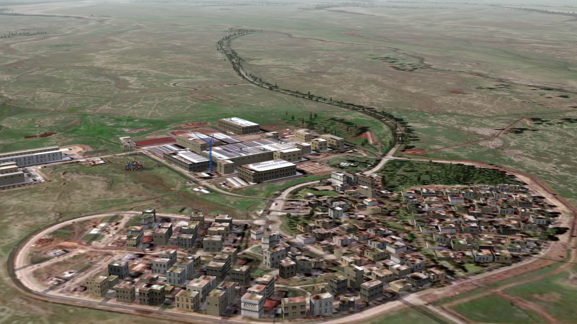 Golan Heights Israel Low-poly 3D model_3