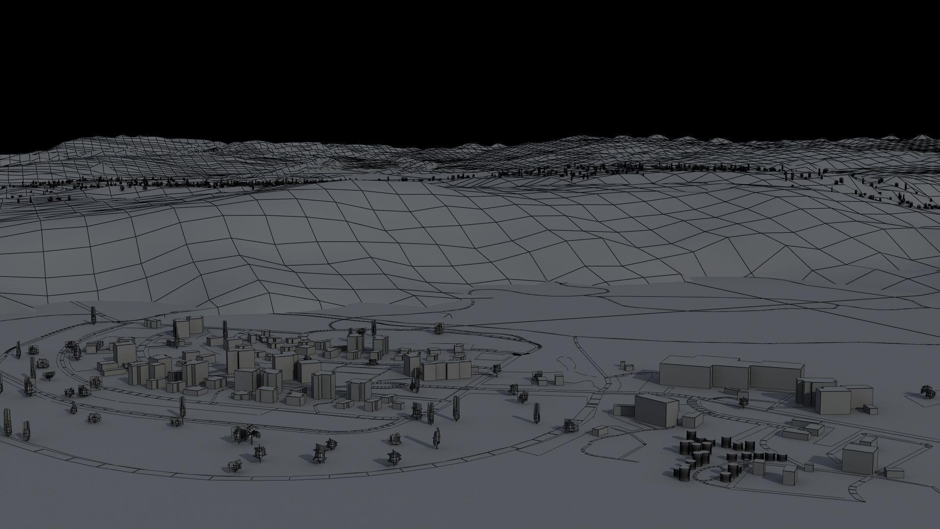 Golan Heights Israel Low-poly 3D model_42