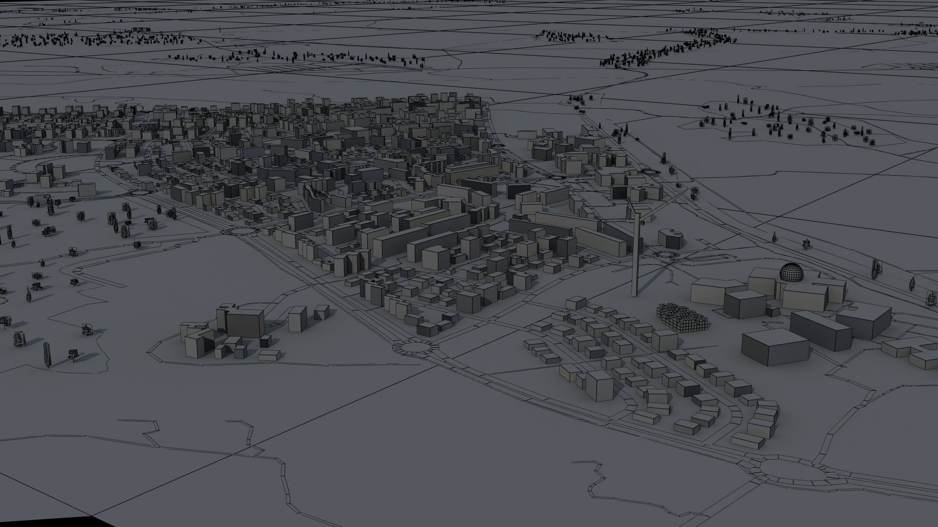 Golan Heights Israel Low-poly 3D model_31