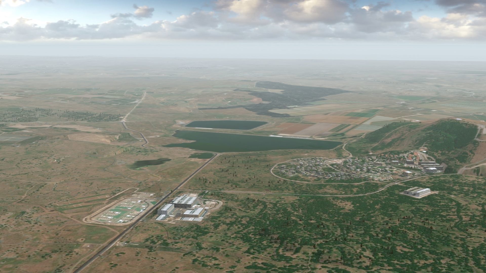 Golan Heights Israel Low-poly 3D model_1