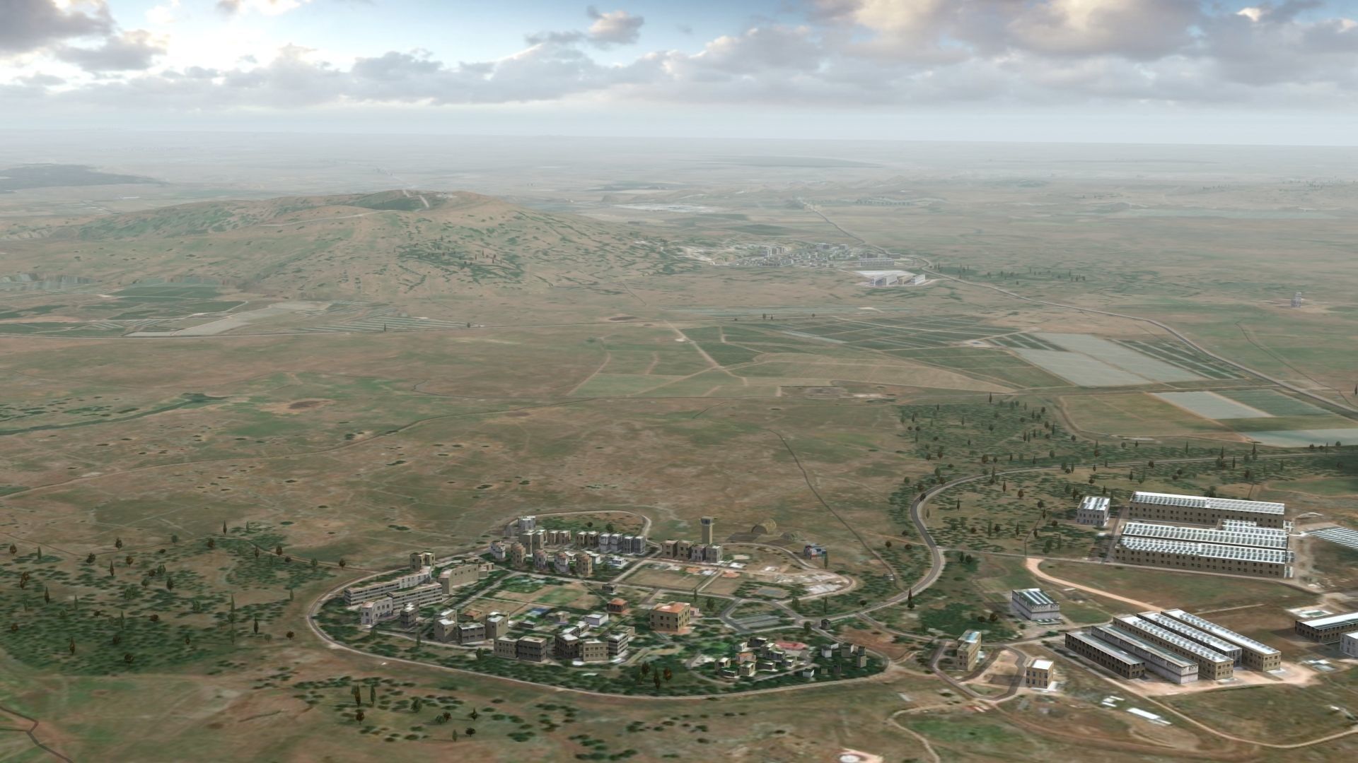 Golan Heights Israel Low-poly 3D model_6