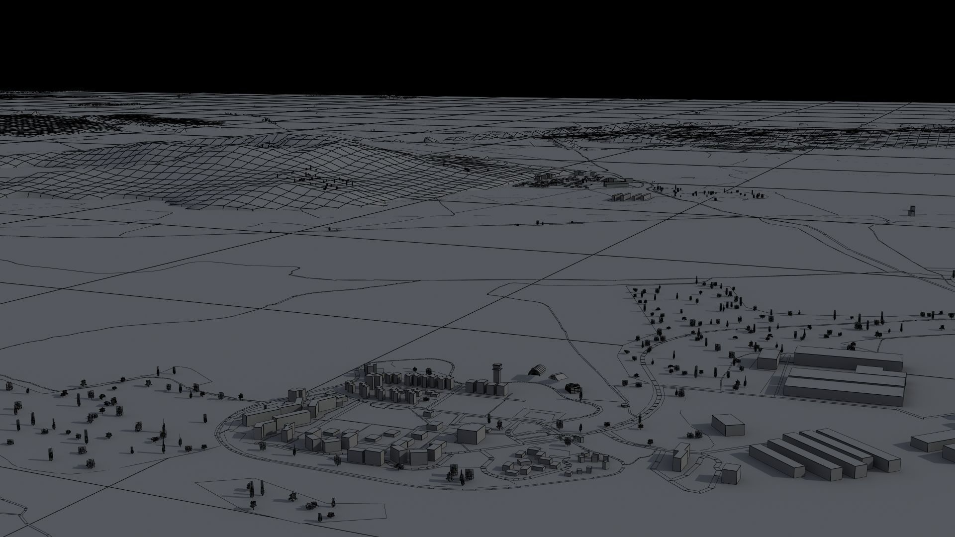 Golan Heights Israel Low-poly 3D model_35
