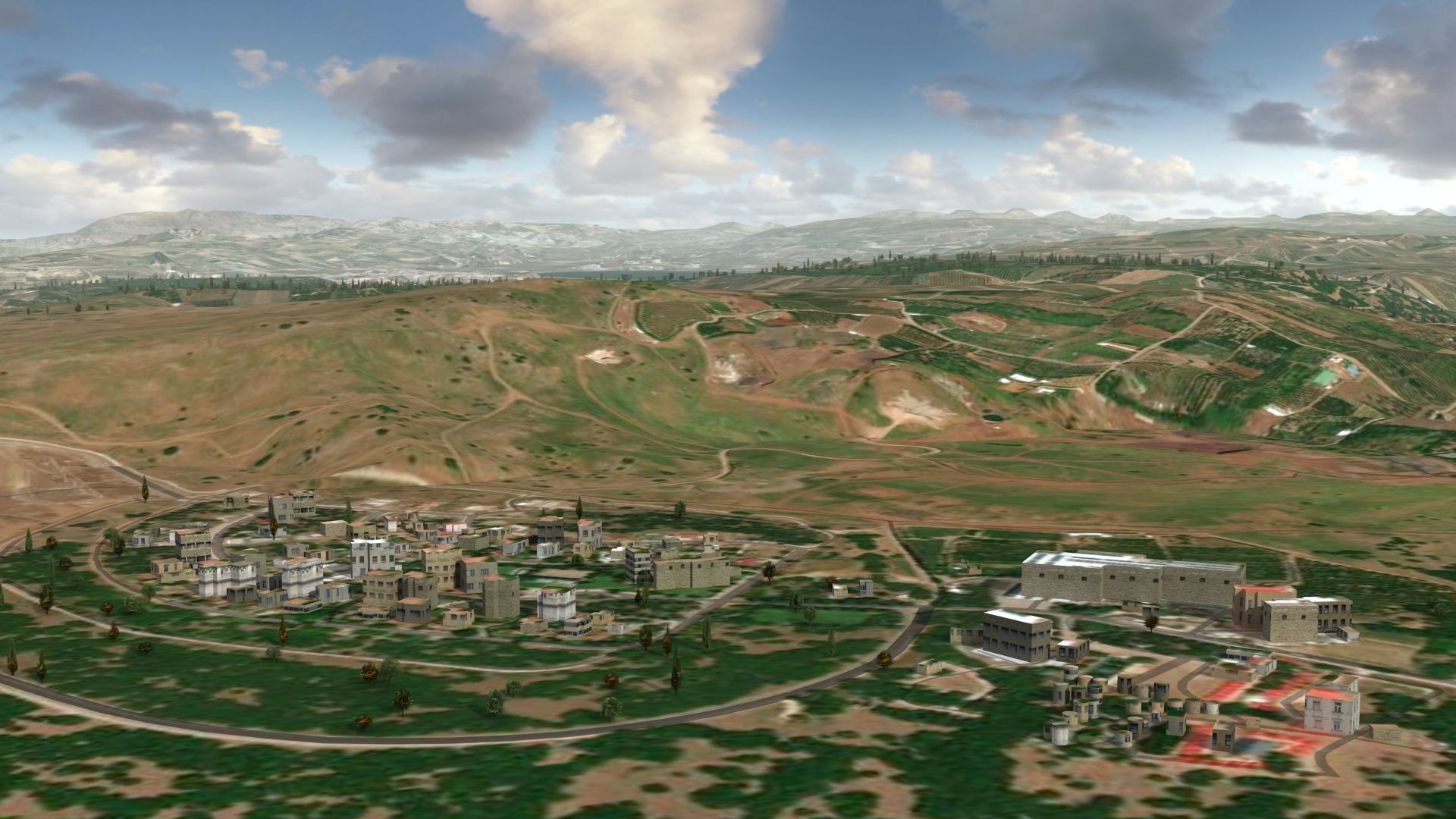 Golan Heights Israel Low-poly 3D model_15