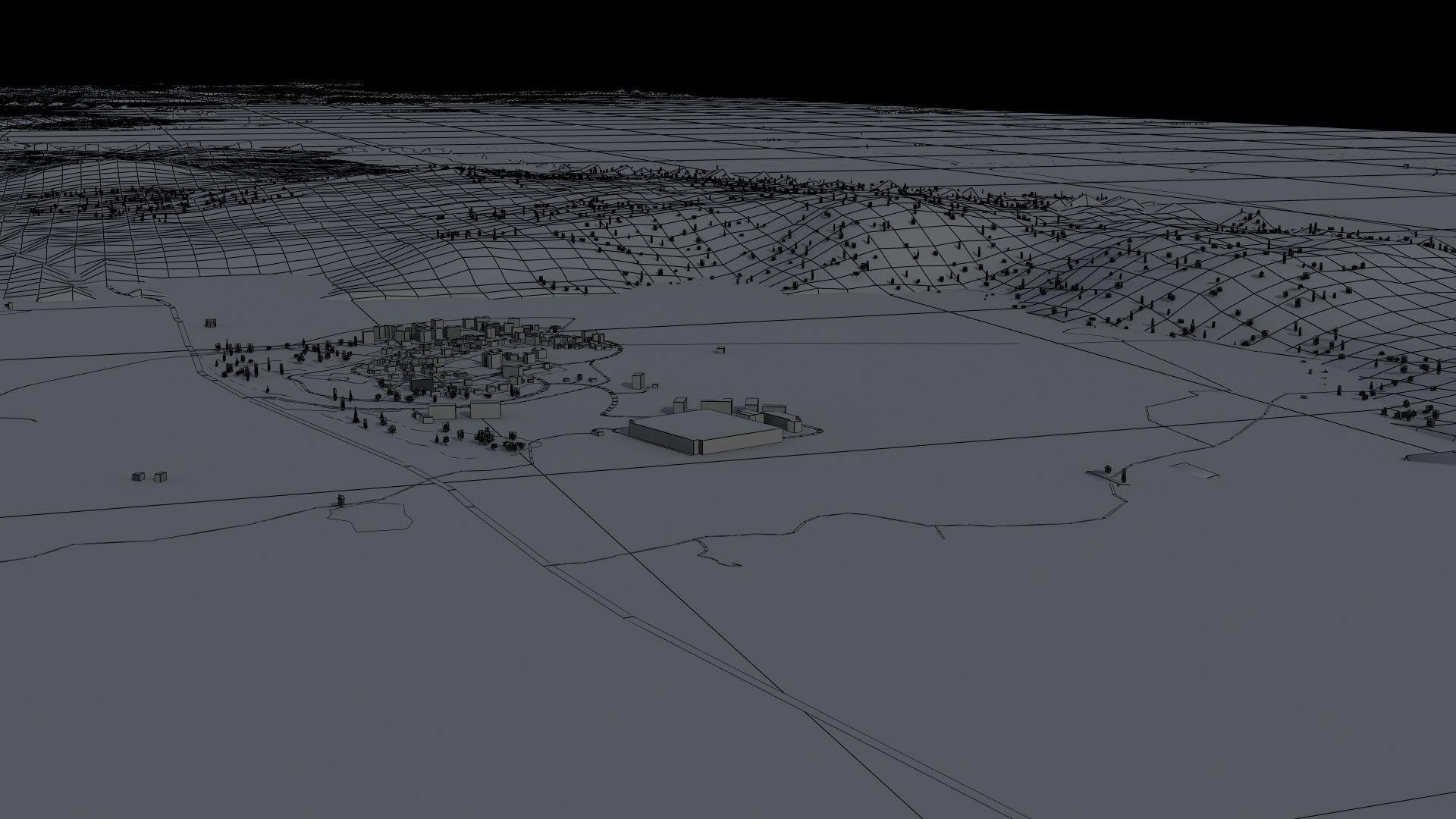 Golan Heights Israel Low-poly 3D model_46