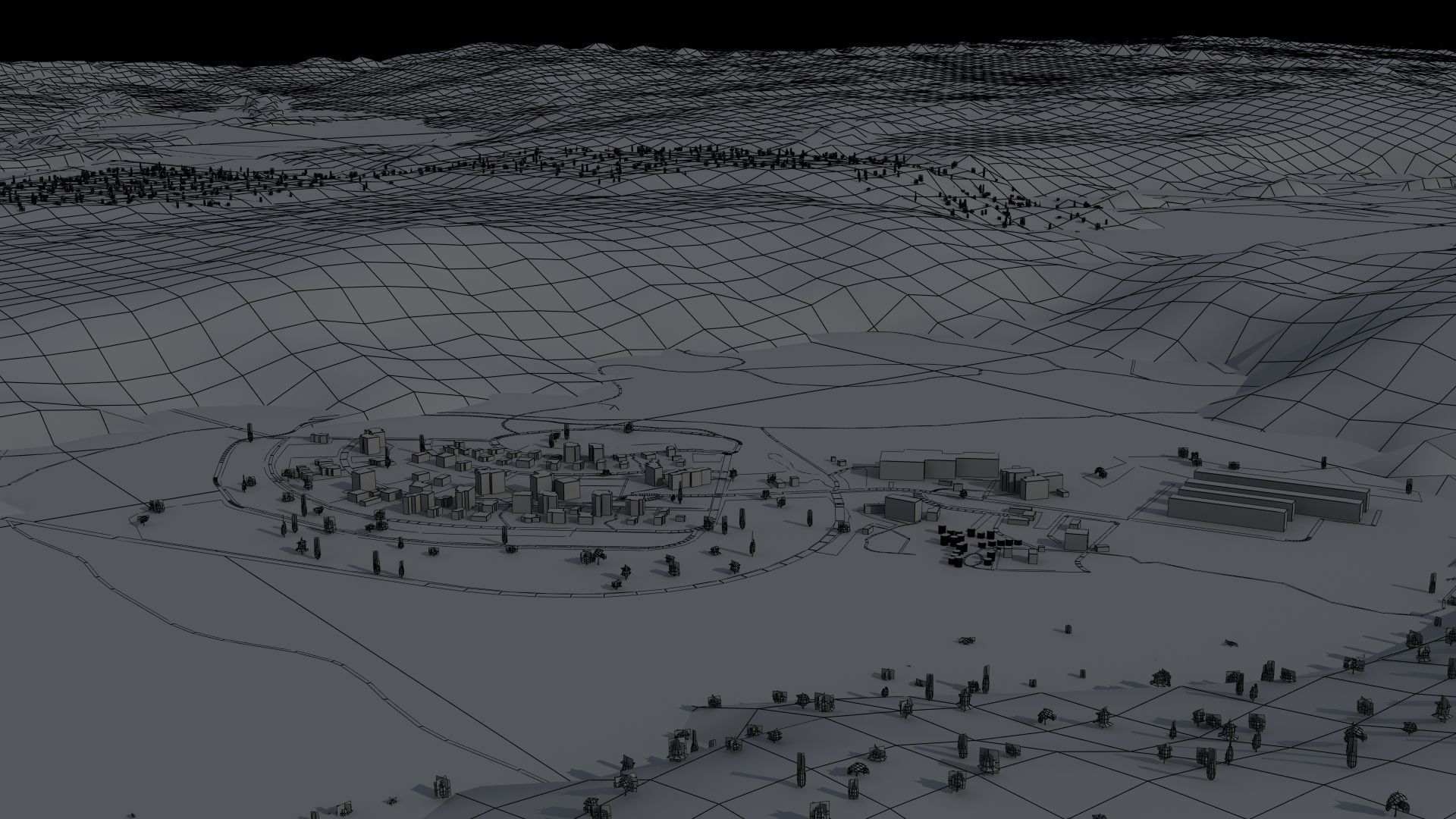 Golan Heights Israel Low-poly 3D model_36