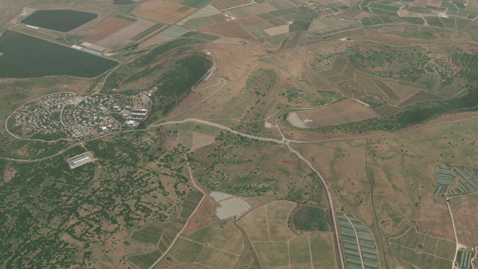 Golan Heights Israel Low-poly 3D model_4