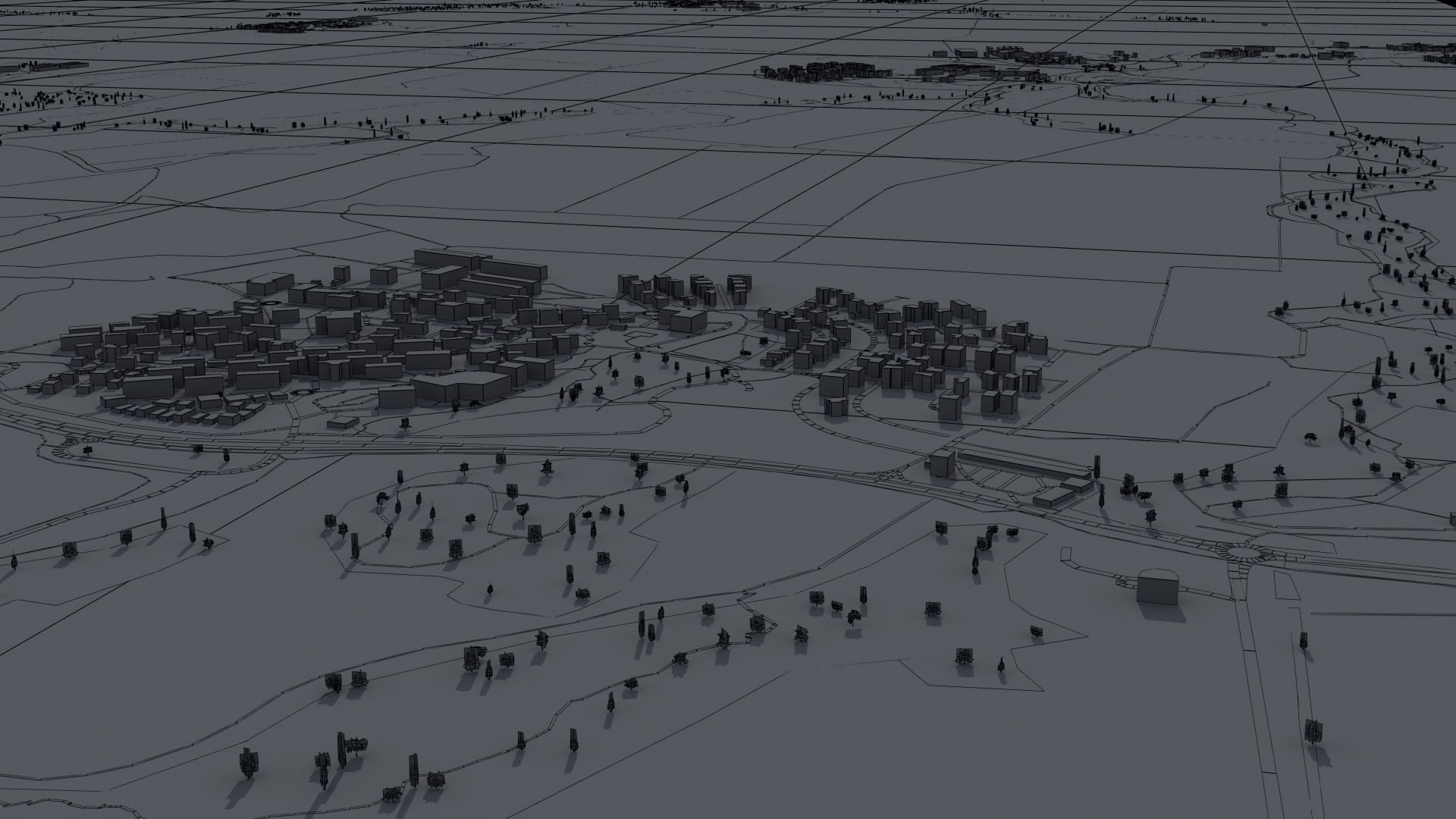 Golan Heights Israel Low-poly 3D model_39