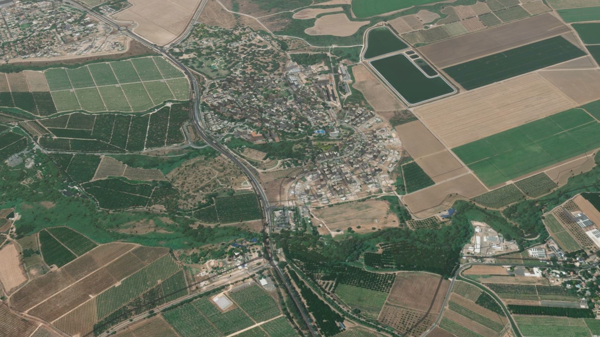 Golan Heights Israel Low-poly 3D model_5