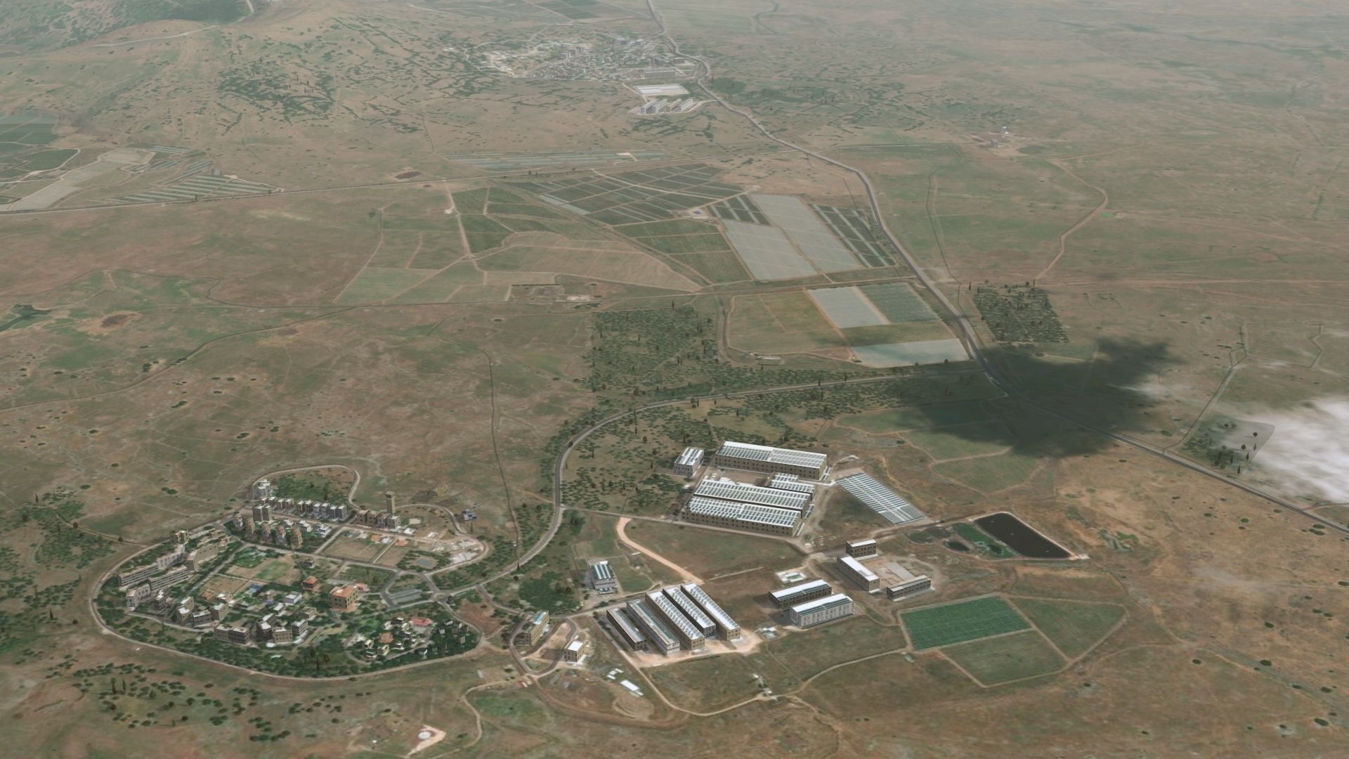 Golan Heights Israel Low-poly 3D model_2