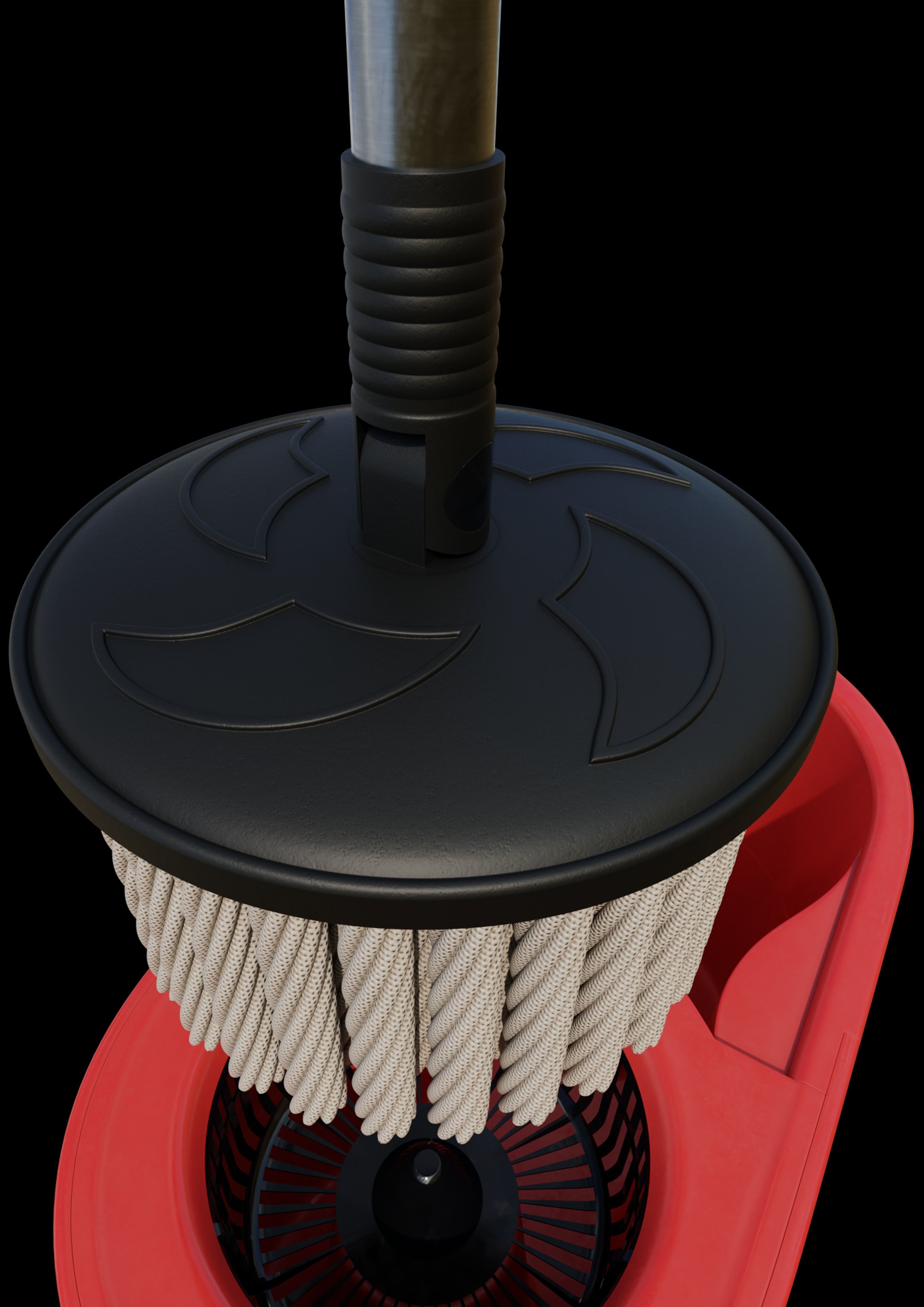 mop cleaner 3D model_6