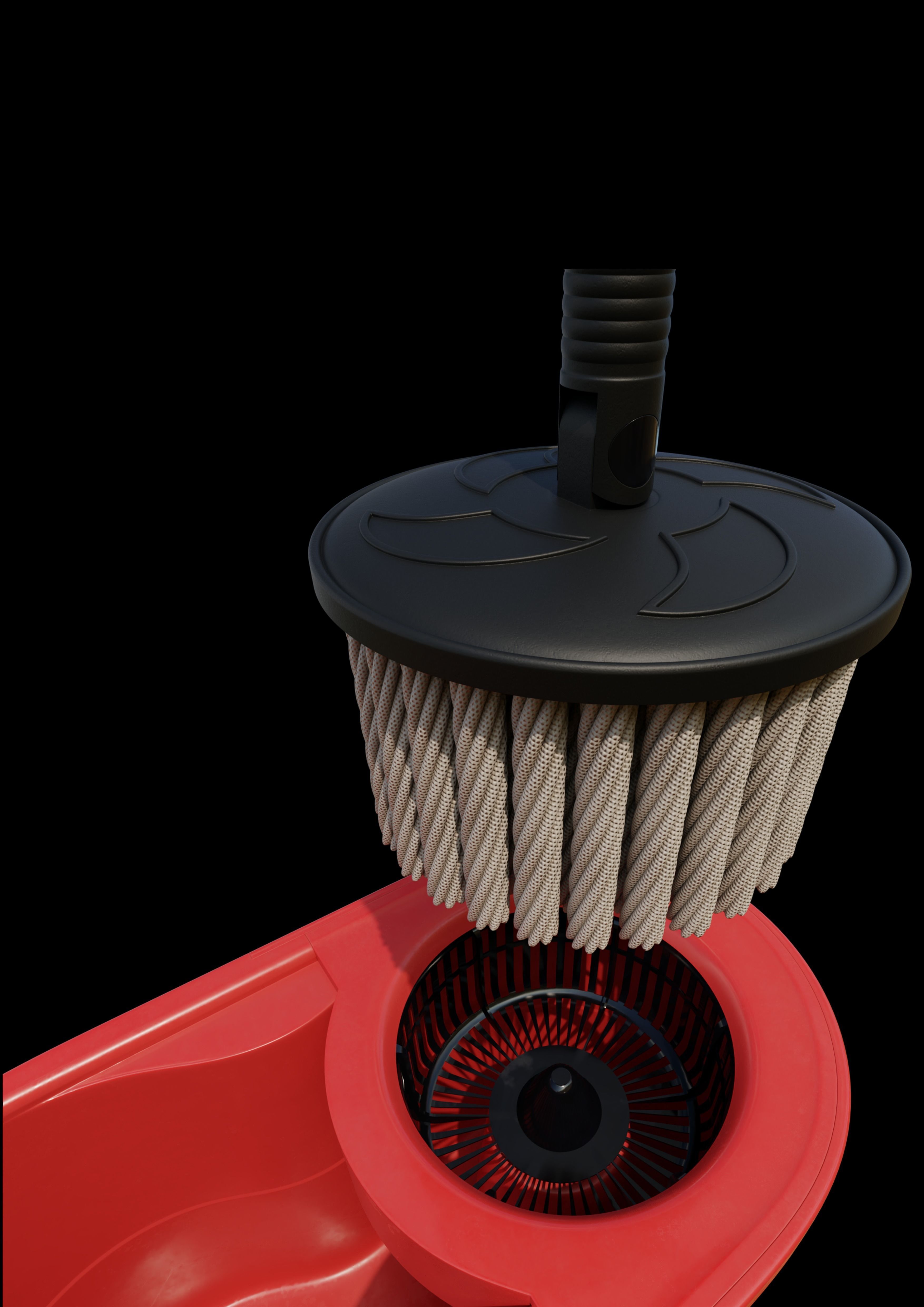 mop cleaner 3D model_5