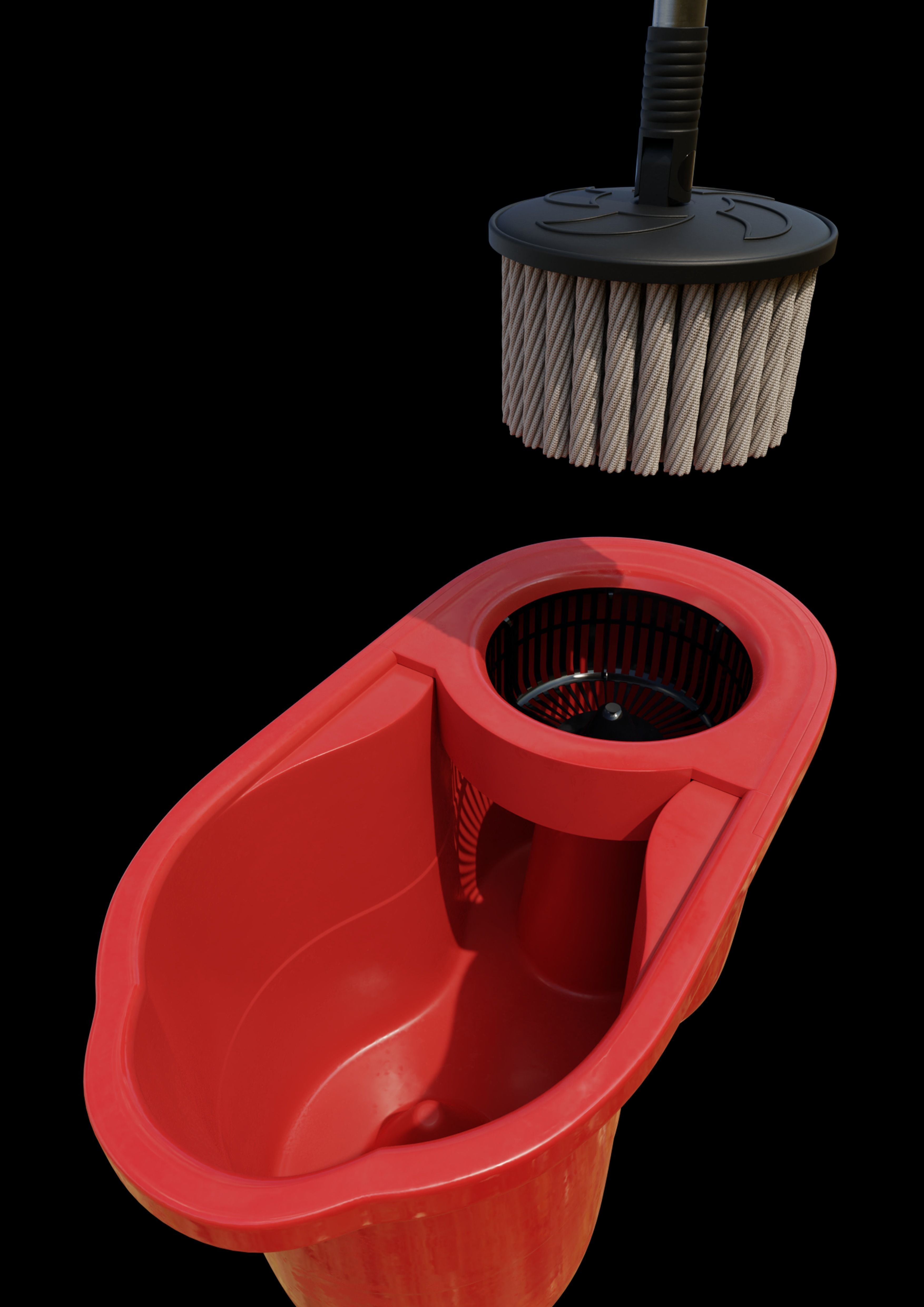 mop cleaner 3D model_9