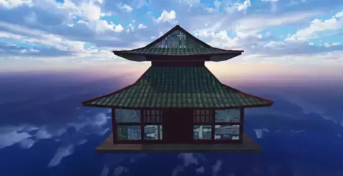 Ancient Japanese Building Style 01