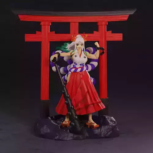 One Piece Yamato Figure 3D print model