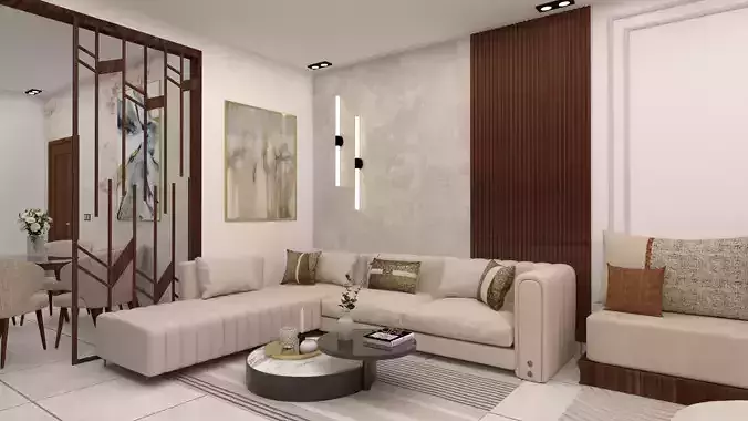  model living room L
